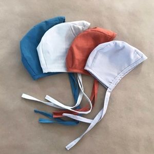 Adorable Baby Bonnet in Denim Color